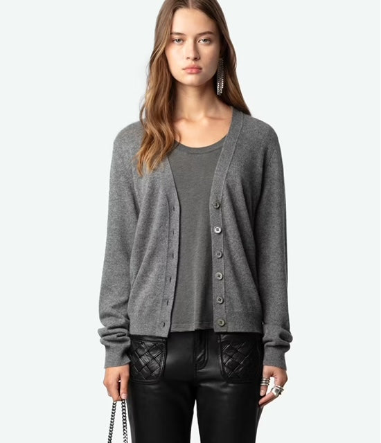 CHAQUETA COLORGRIS CHINE