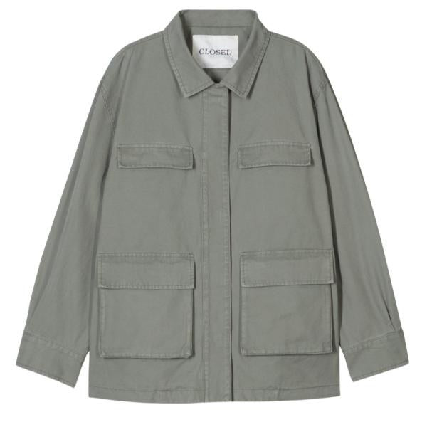 CHAQUETA COLORVERDE DESCOLORIDO