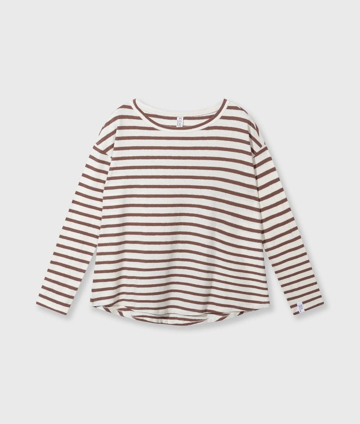 CAMISETA 10DAYS COLOR ECRU/FUDGE