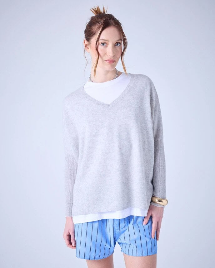 JERSEY COLORLIGHT HEATHER GREY