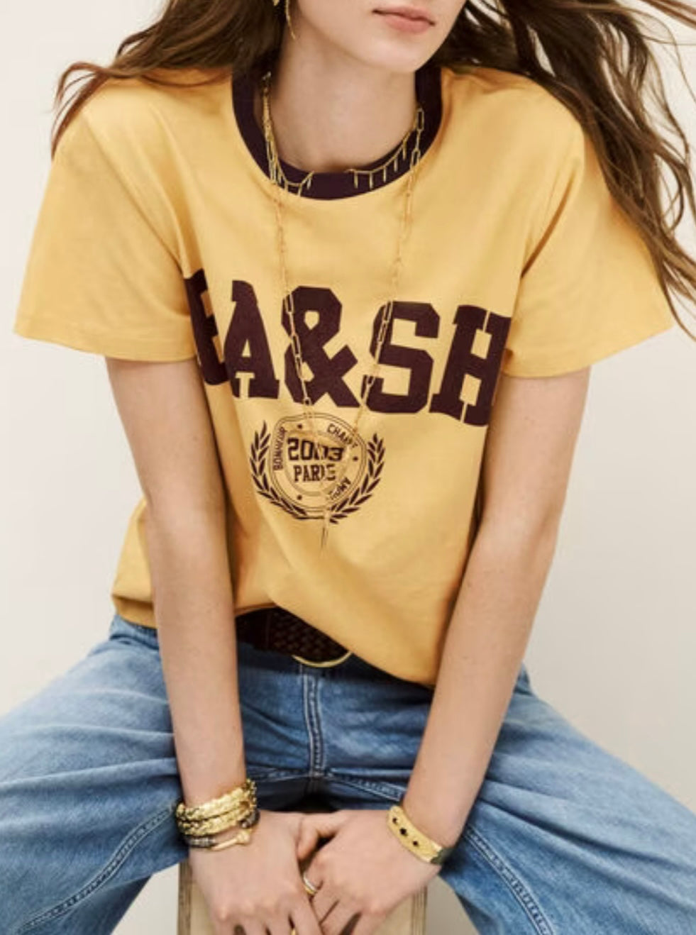CAMISETA COLORAMARILLO