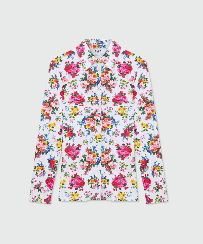 CAMISA MSGM COLOR BLANCO