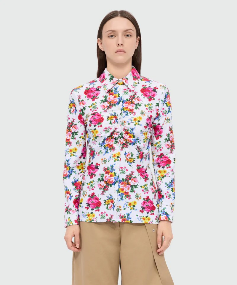 CAMISA MSGM COLOR BLANCO
