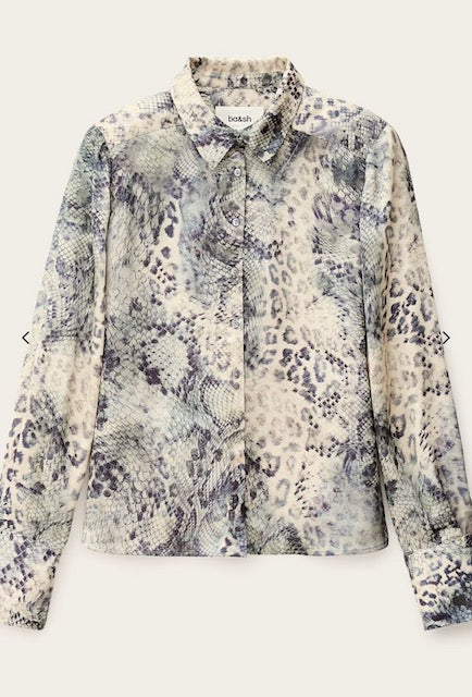 BLUSA BA&SH COLOR AZUL