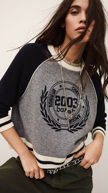 JERSEY BA&SH COLOR GRIS