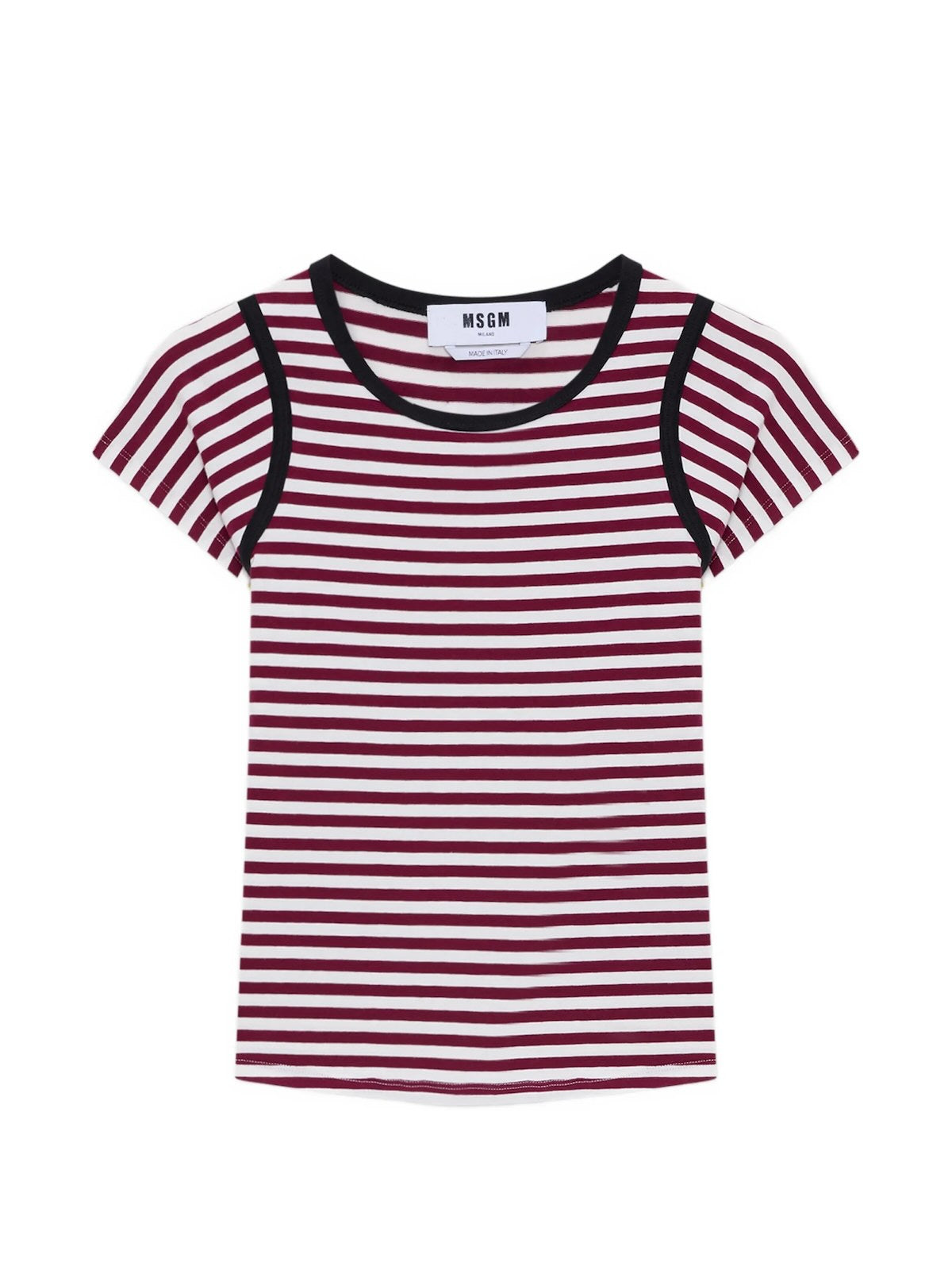 CAMISETA MSGM COLOR BURDEOS