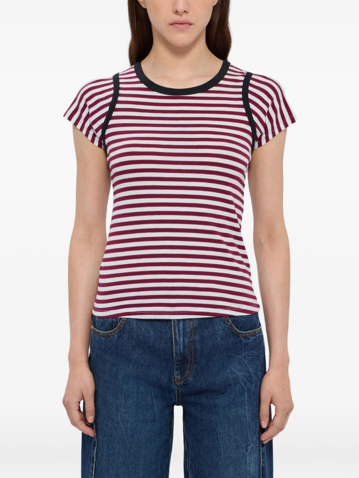 CAMISETA MSGM COLOR BURDEOS