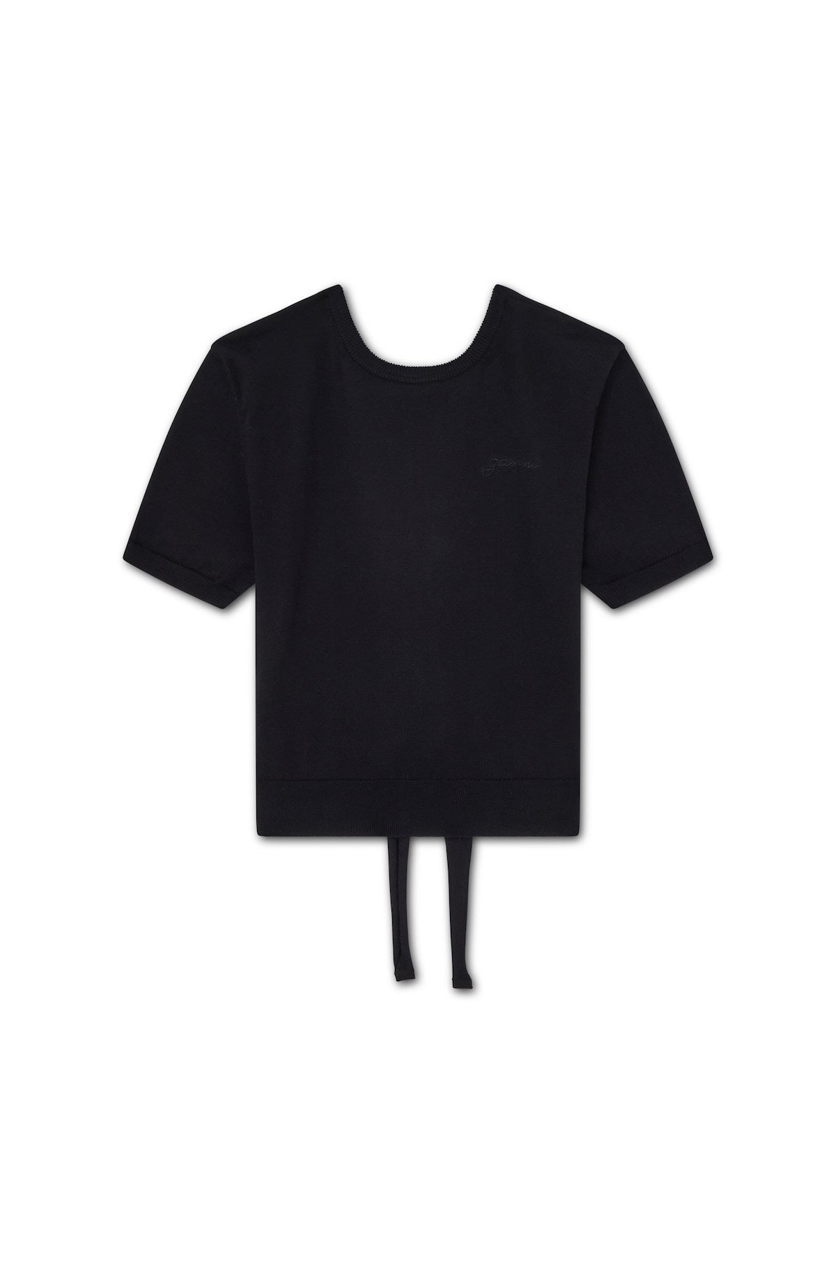 JERSEY GANNI COLOR NEGRO