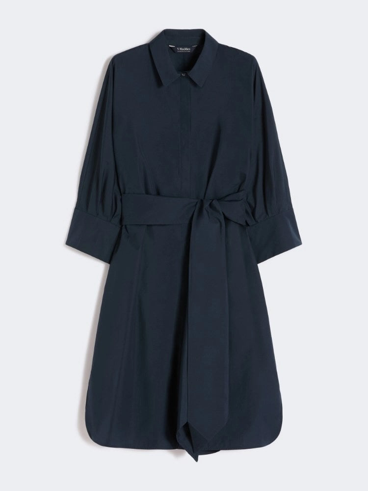 VESTIDO MAX MARA COLOR AZUL - BLANCO
