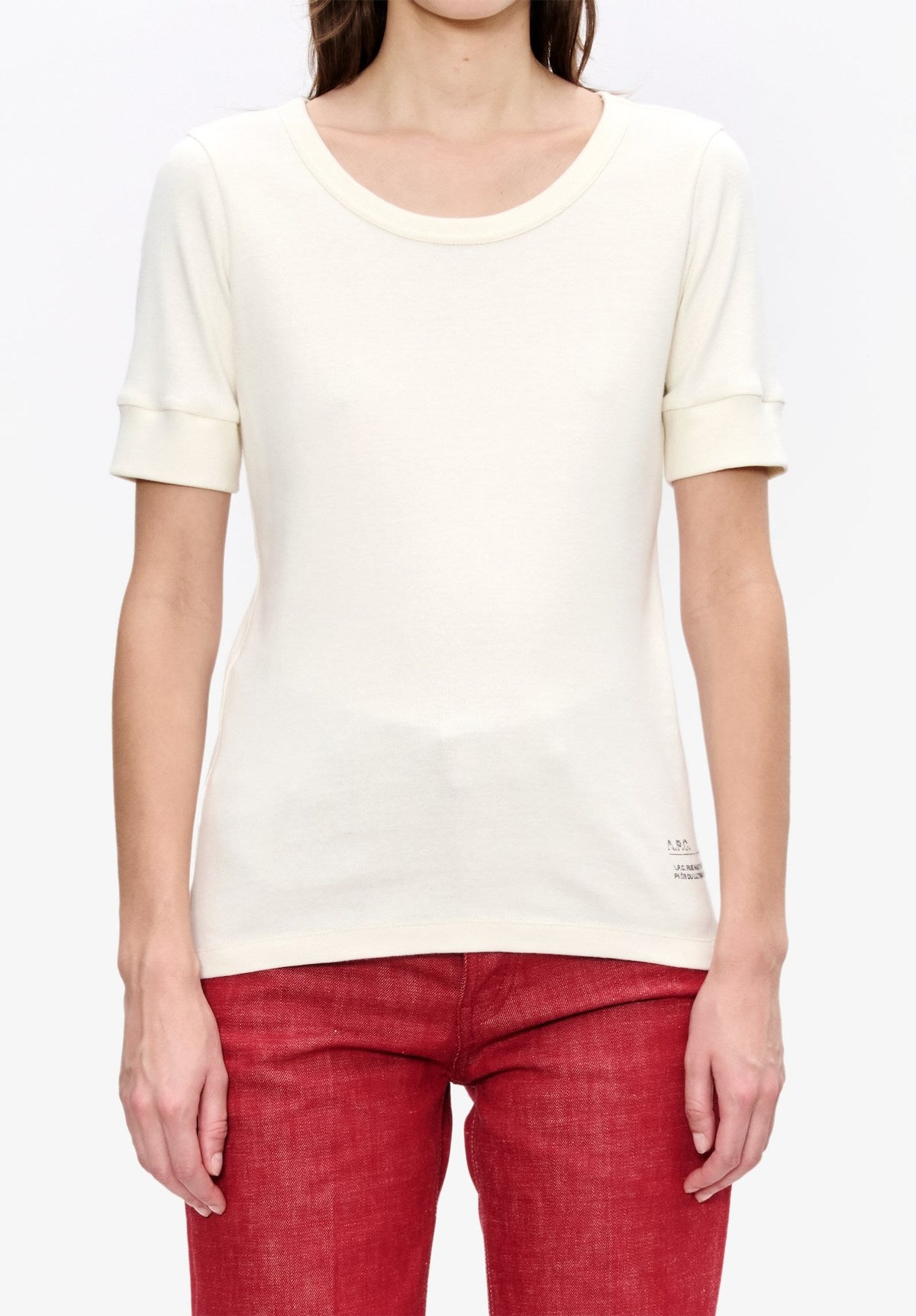 CAMISETA A.P.C. COLOR BLANCO