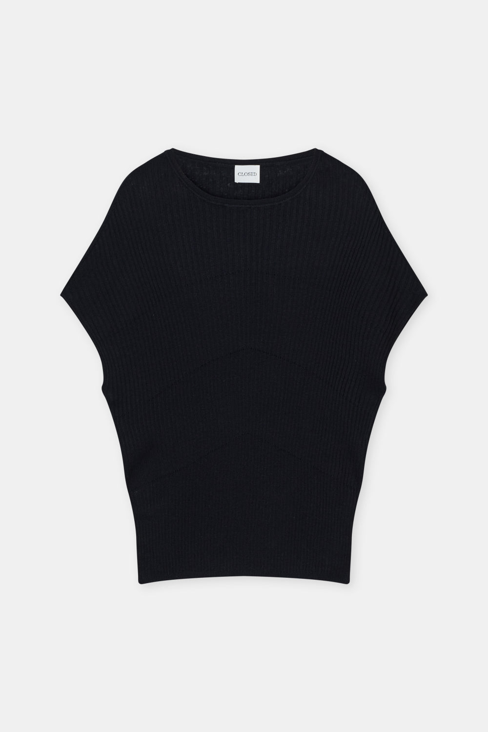 CAMISETA CLOSED COLOR NEGRO