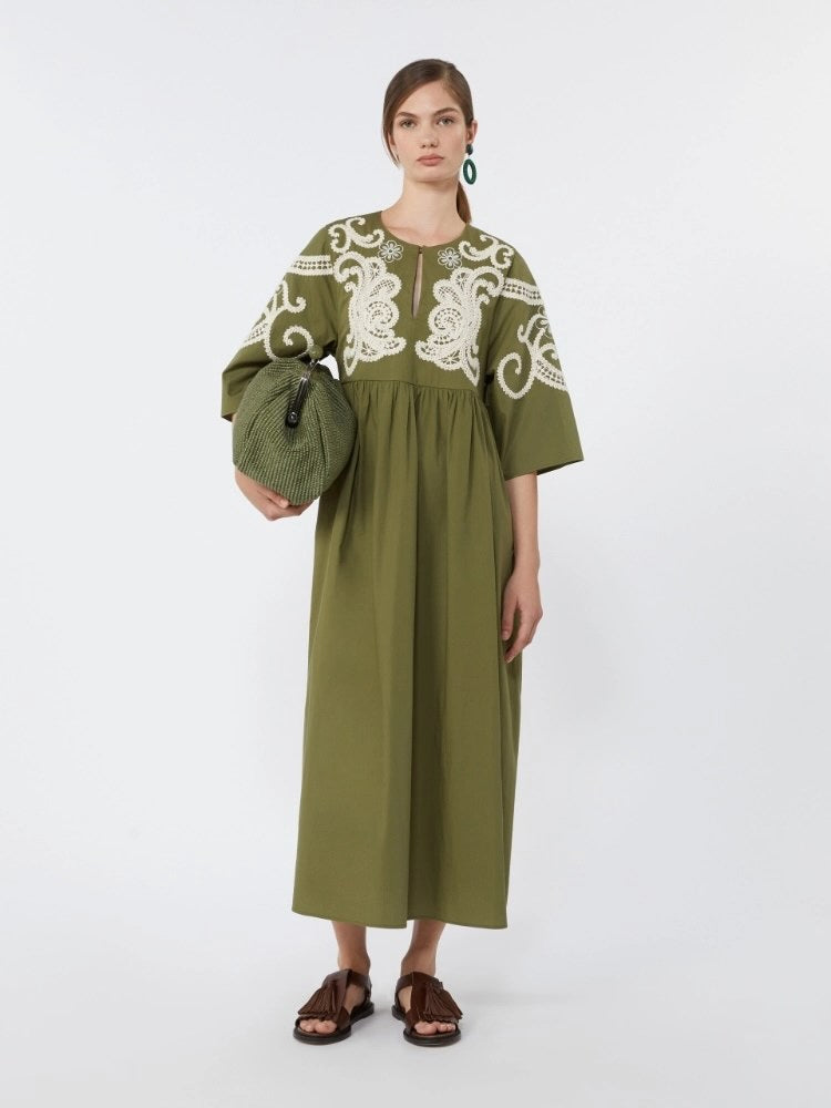 VESTIDO WEEKEND MAX MARA COLOR VERDE