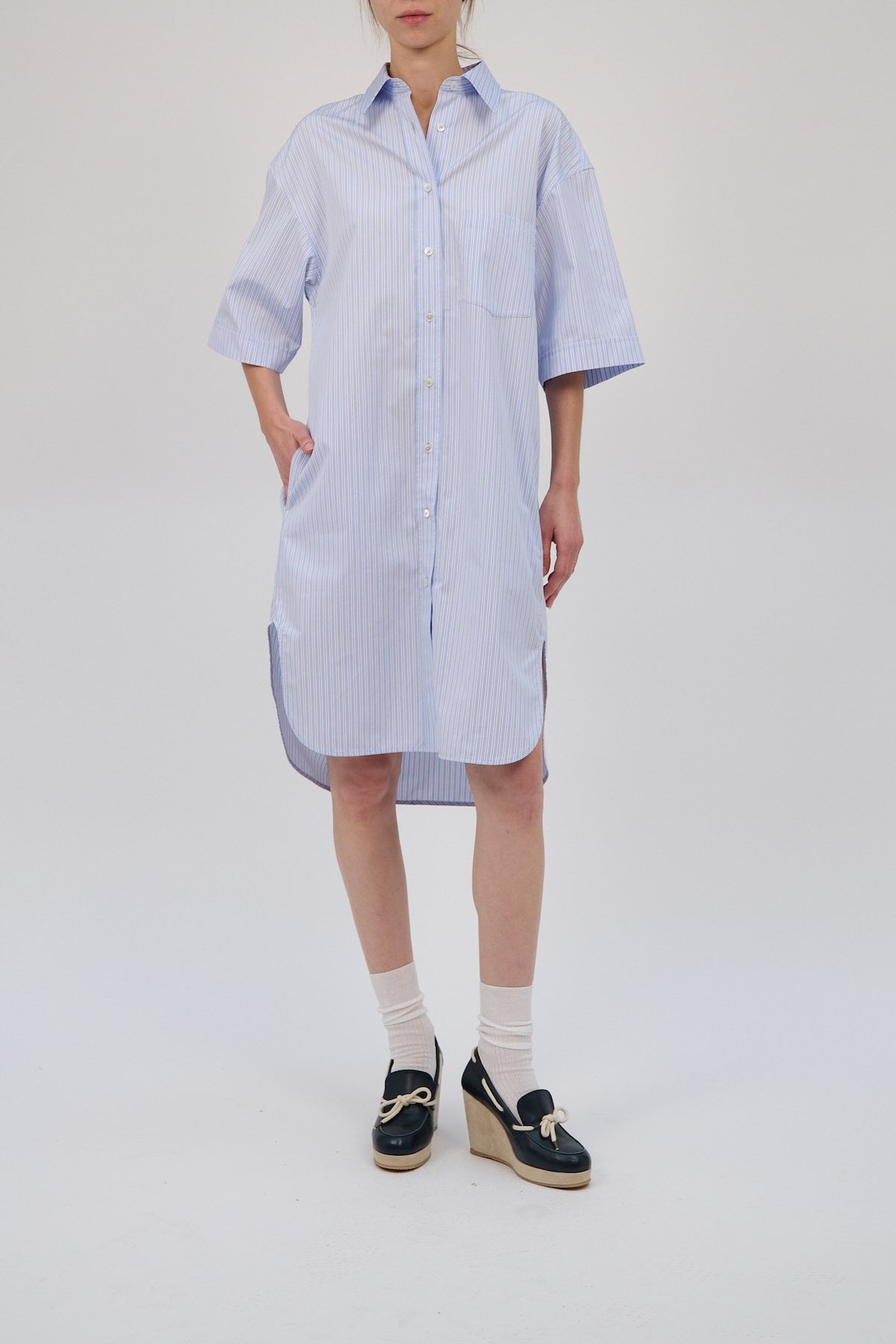 VESTIDO A.P.C. COLOR AZUL