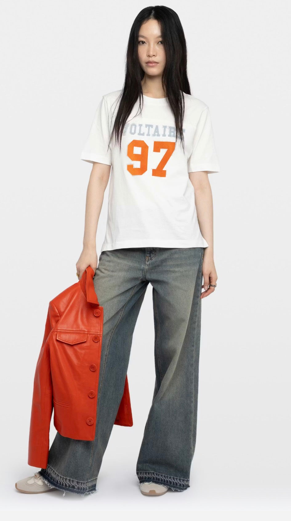 CAMISETA ZADIG ET VOLTAIRE COLOR BLANCO / MARINO