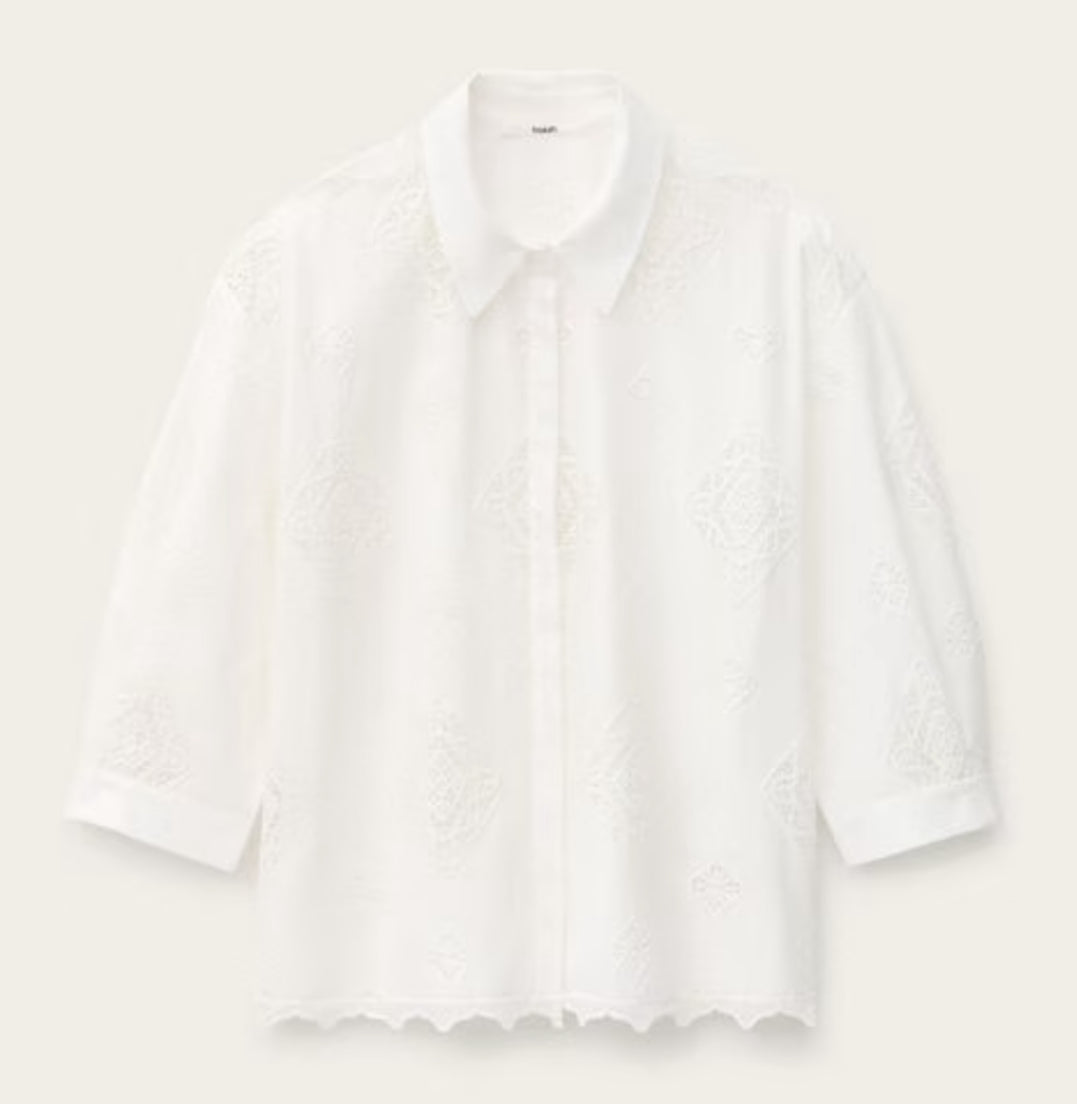 BLUSA BA&SH COLOR BLANCO