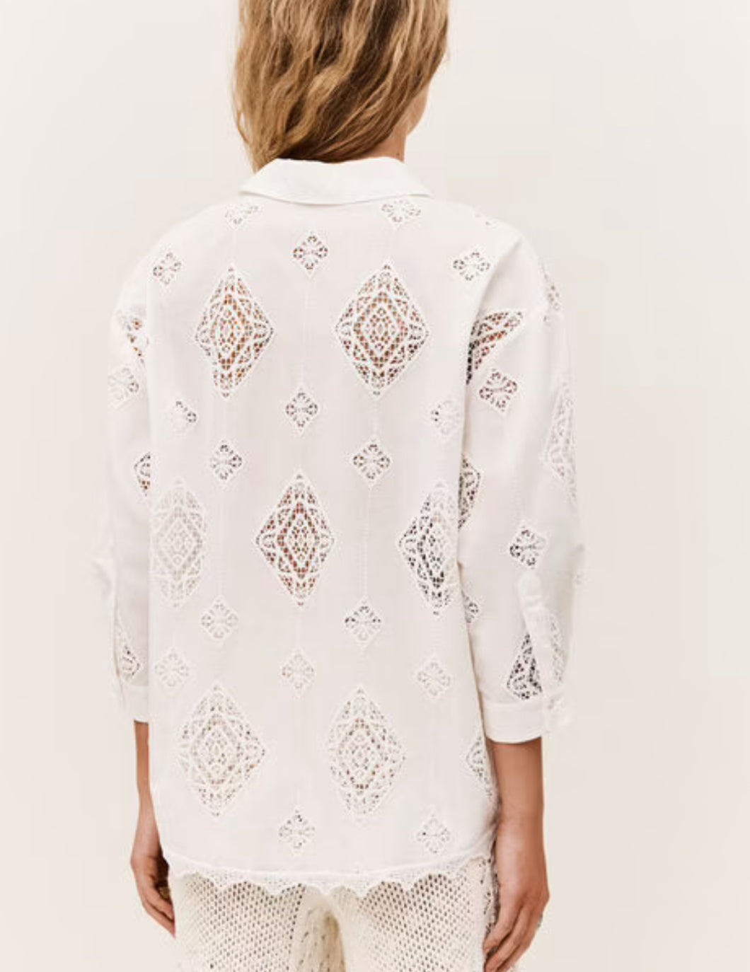 BLUSA BA&SH COLOR BLANCO