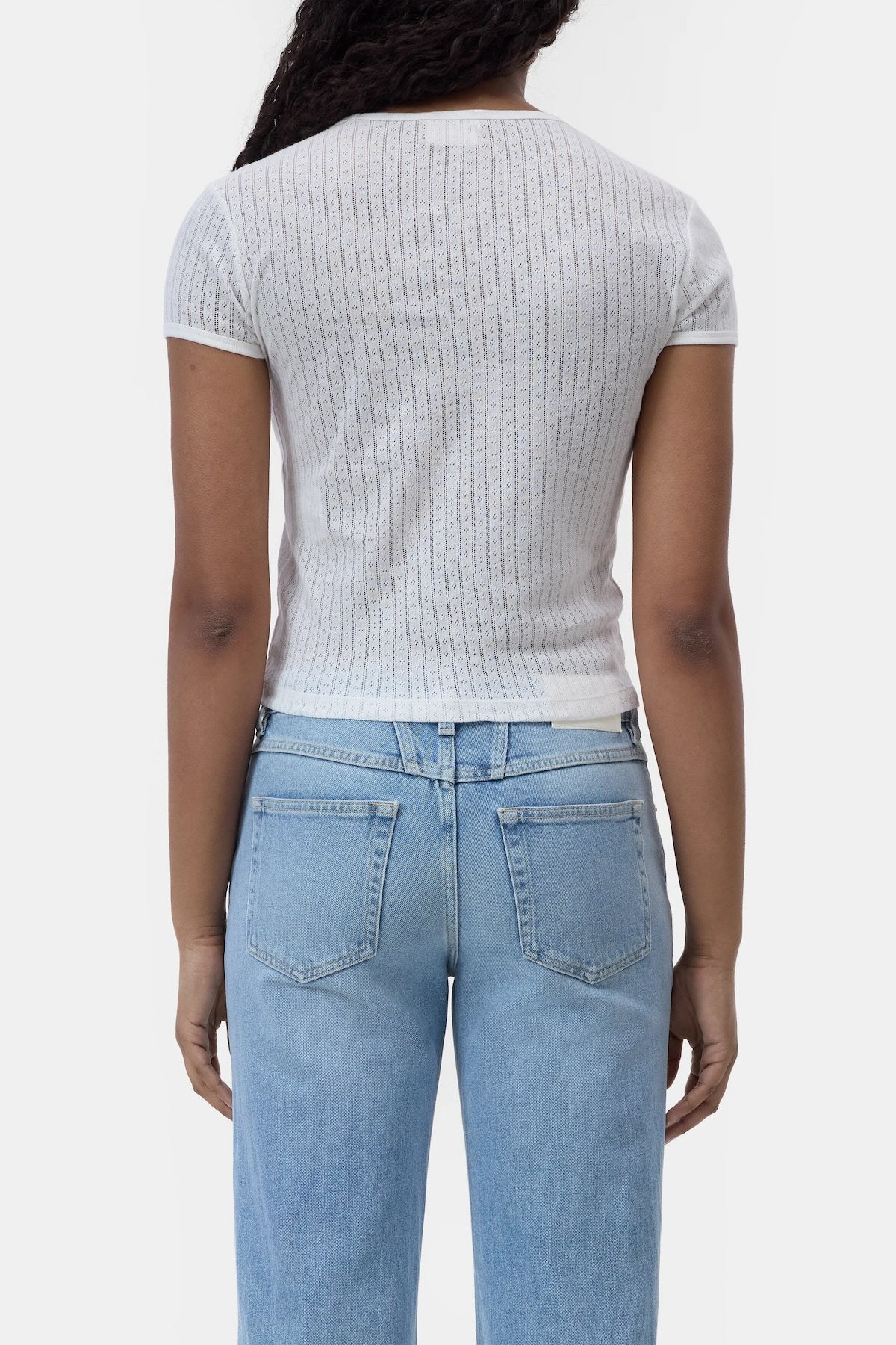 CAMISETA CLOSED COLOR BLANCO