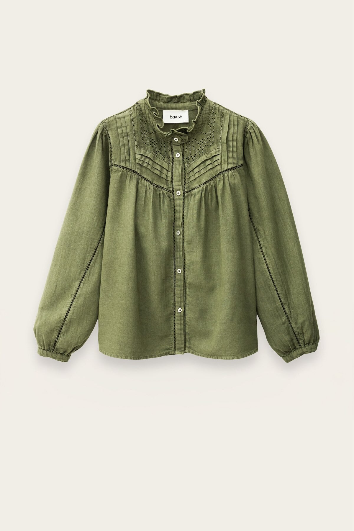 BLUSA BA&SH COLOR VERDE