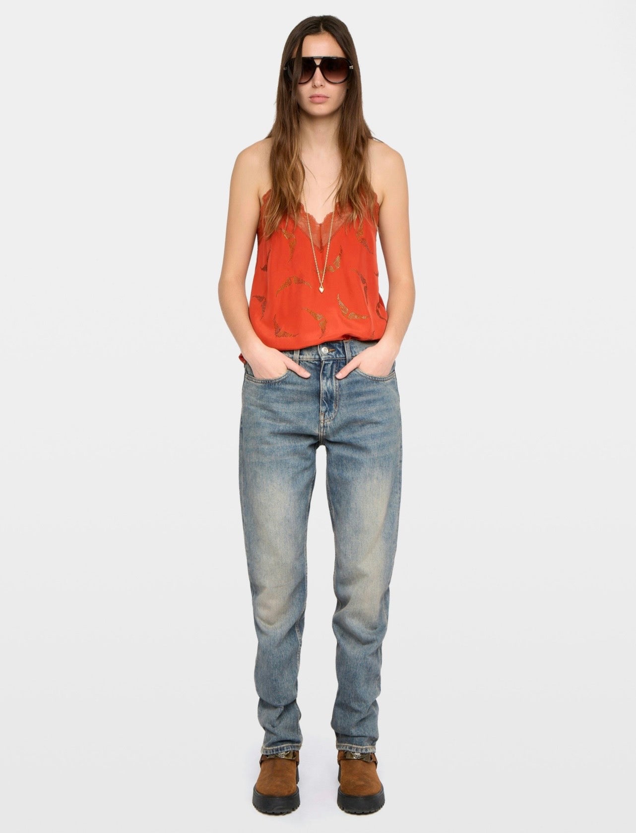 TOP ZADIG ET VOLTAIRE COLOR NARANJA