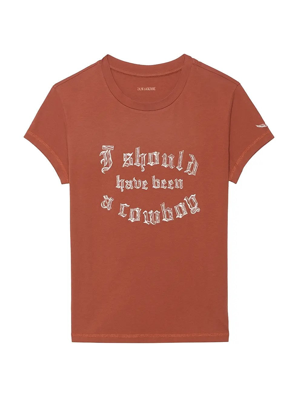 CAMISETA ZADIG ET VOLTAIRE COLOR ROJO NEGRO