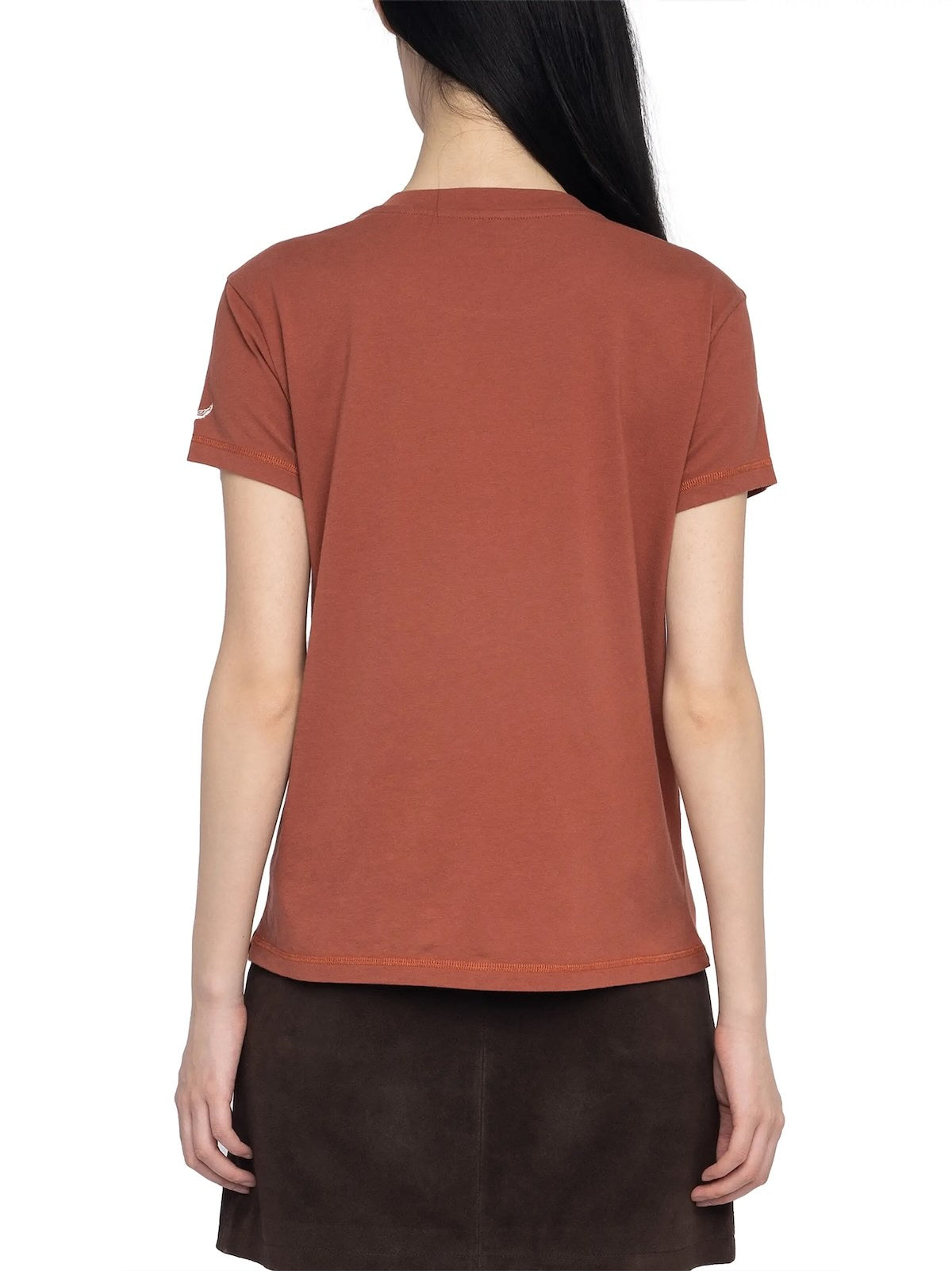 CAMISETA ZADIG ET VOLTAIRE COLOR ROJO NEGRO
