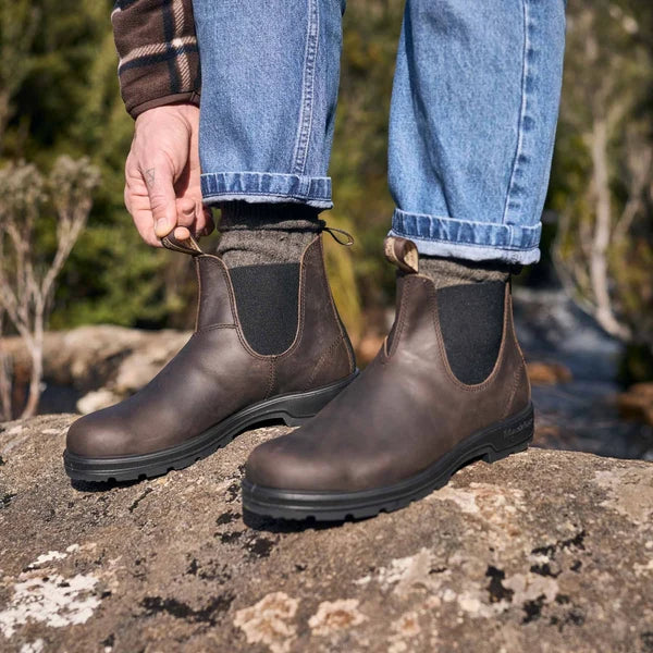 2340 CHELSEA BOOTS - BROWN & BLACK