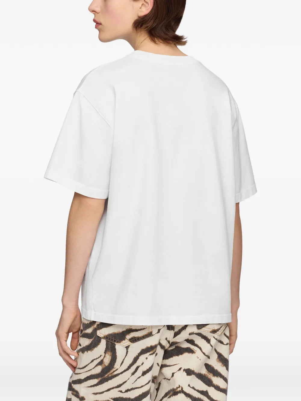 CAMISETA EN BLANCO CON BORDADO INGLES 00153|A1050237|45