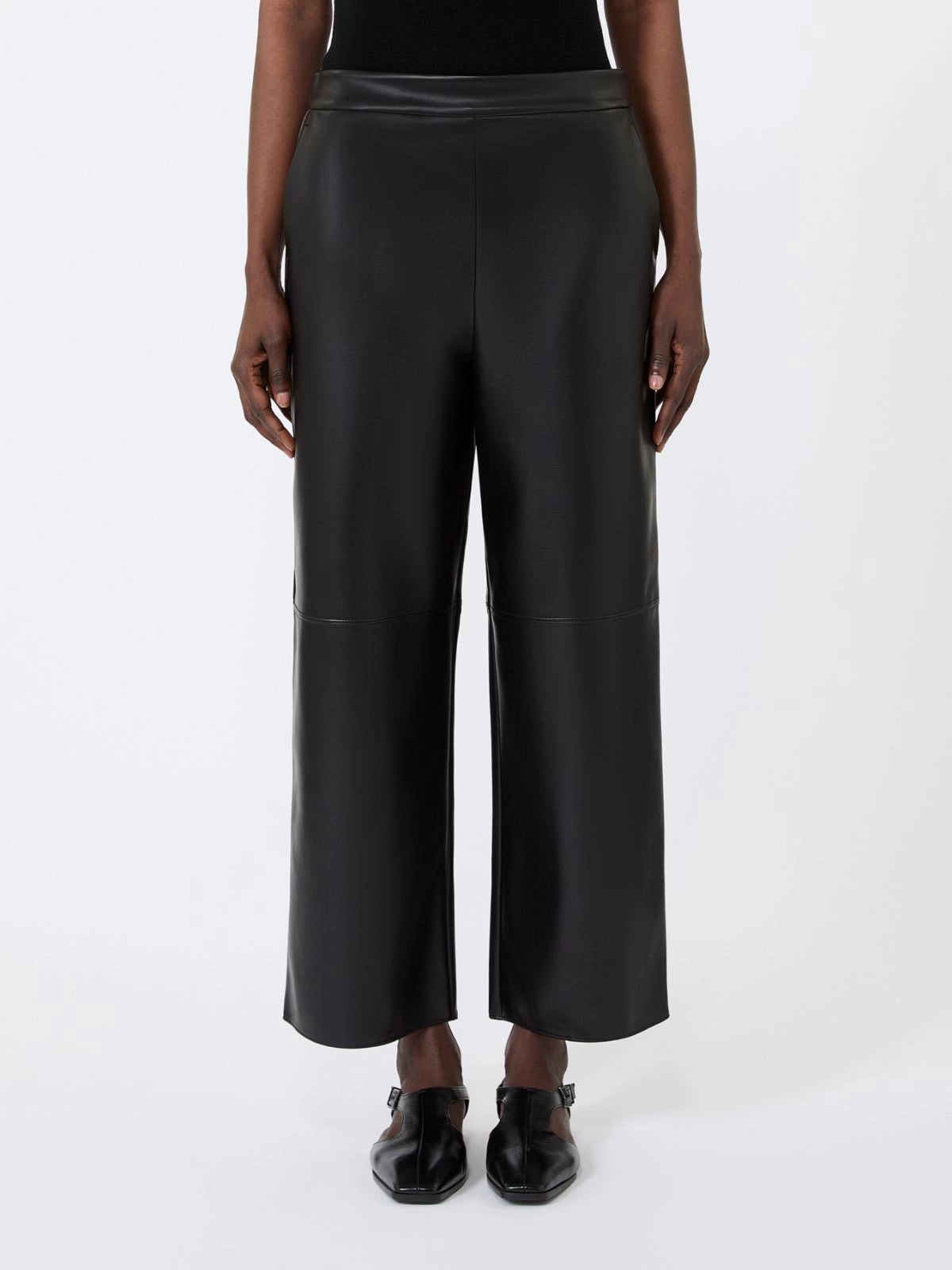 PANTALON DE PUNTO REVESTID-NEGRO