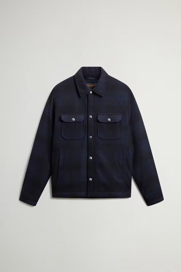 WOOL CHECK ALASKAN SHIRT JACKET