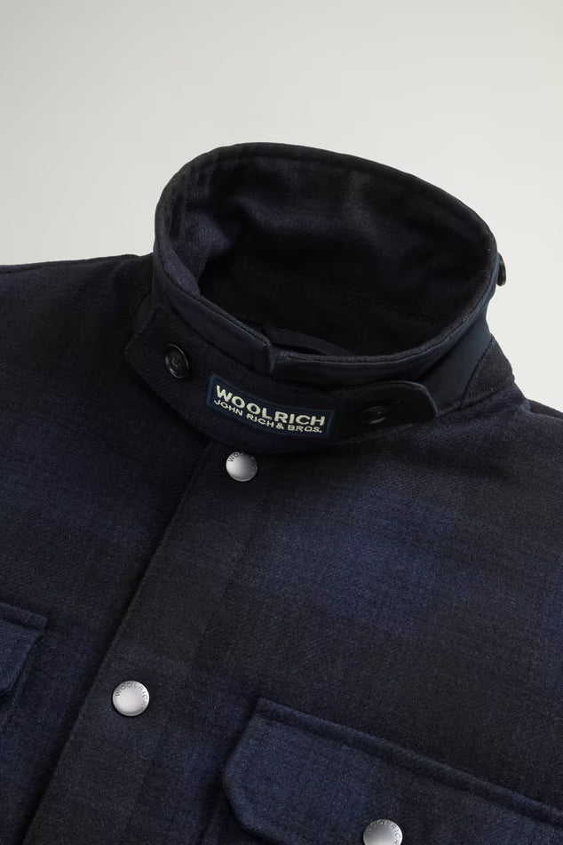 WOOL CHECK ALASKAN SHIRT JACKET