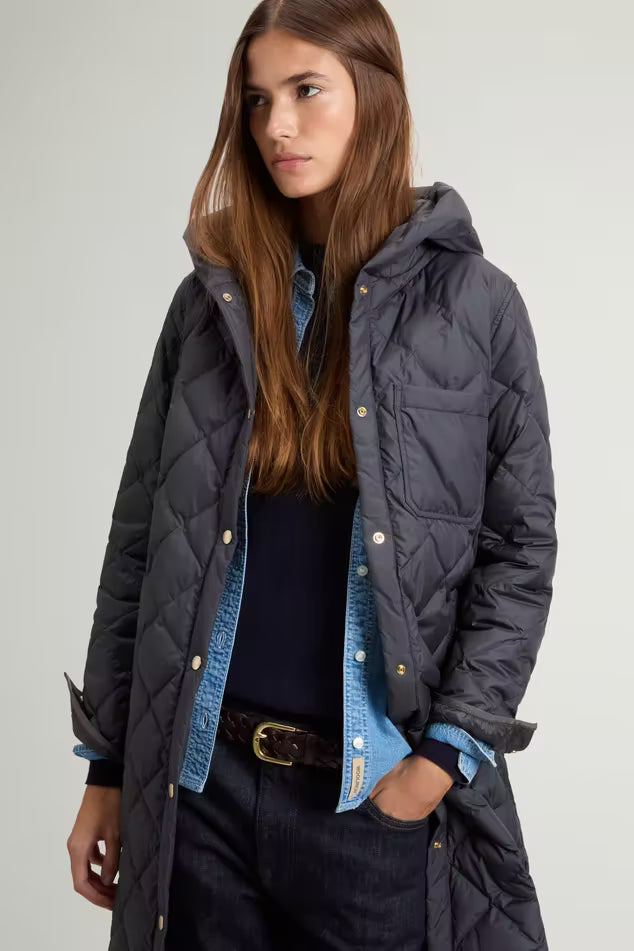 PARKA ACOLCHADA GRIS ANRACITA