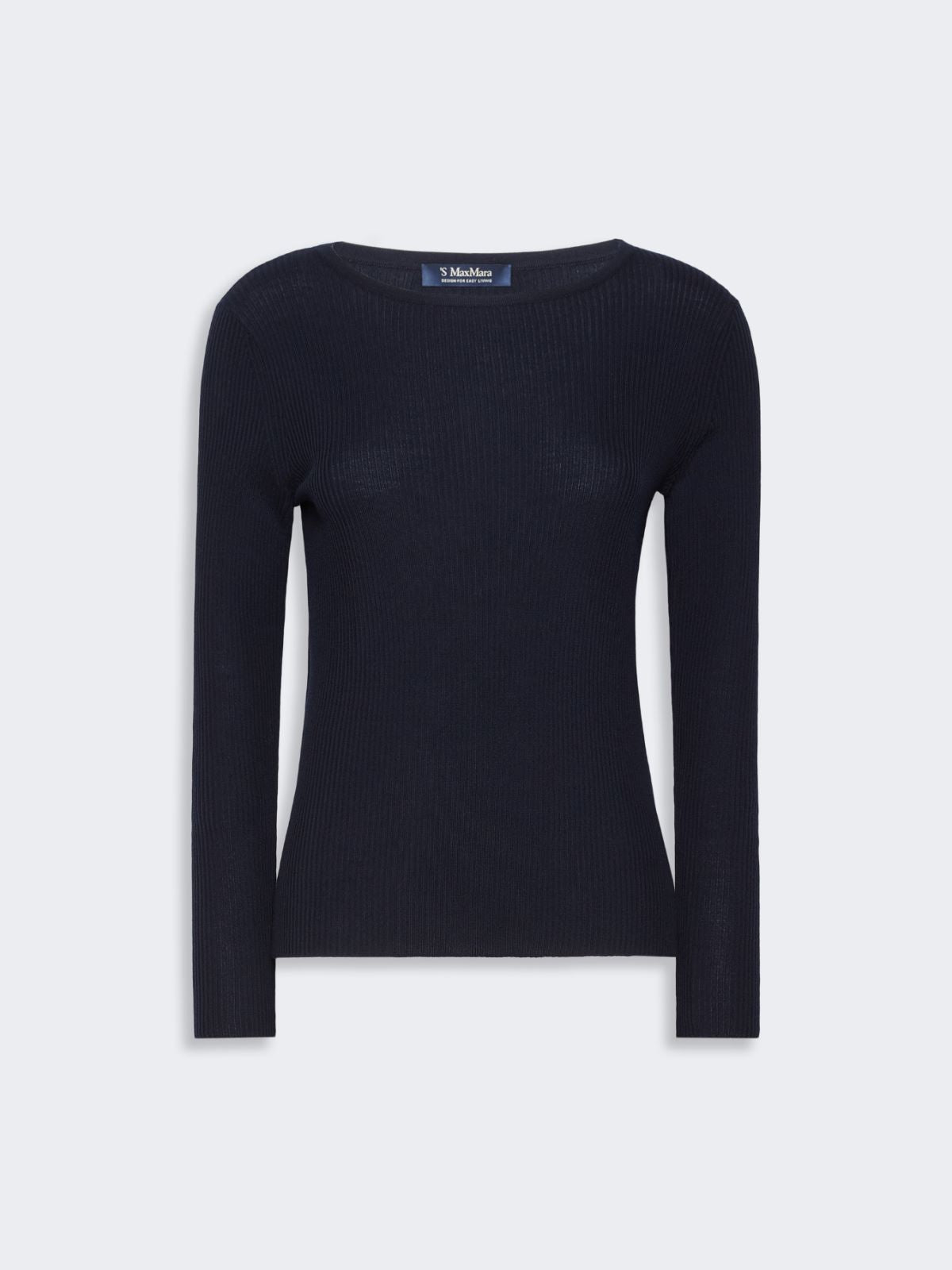 JERSEY DE HILADO DE LANA ACANALADO- MARINO