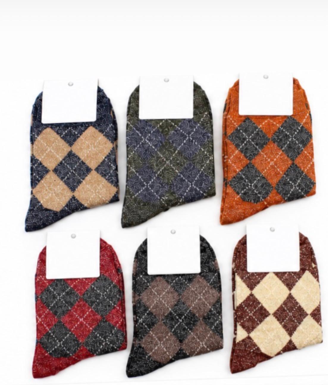 CALCETINES DE ROMBOS