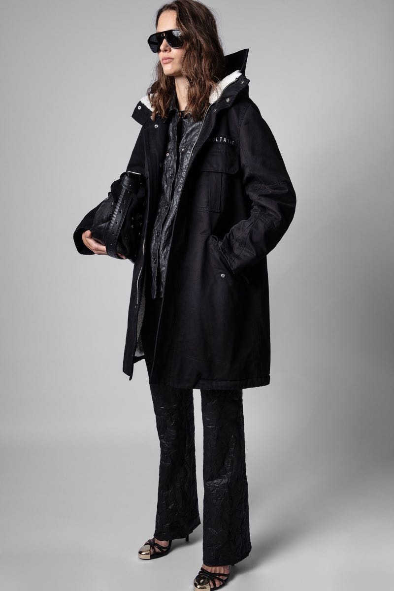 PARKA COLOR NEGRO