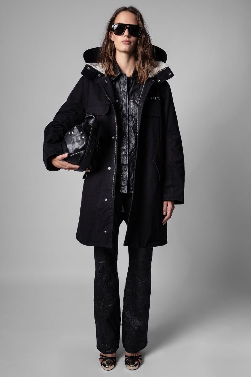 PARKA COLOR NEGRO