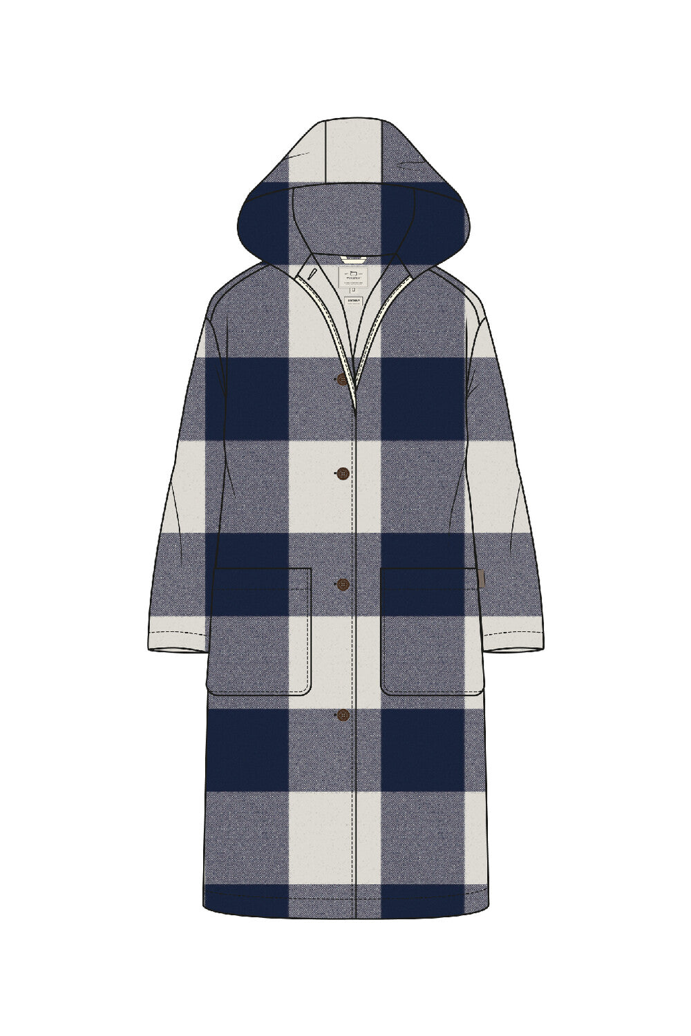 ABRIGO COLORNAVY BUFFALO