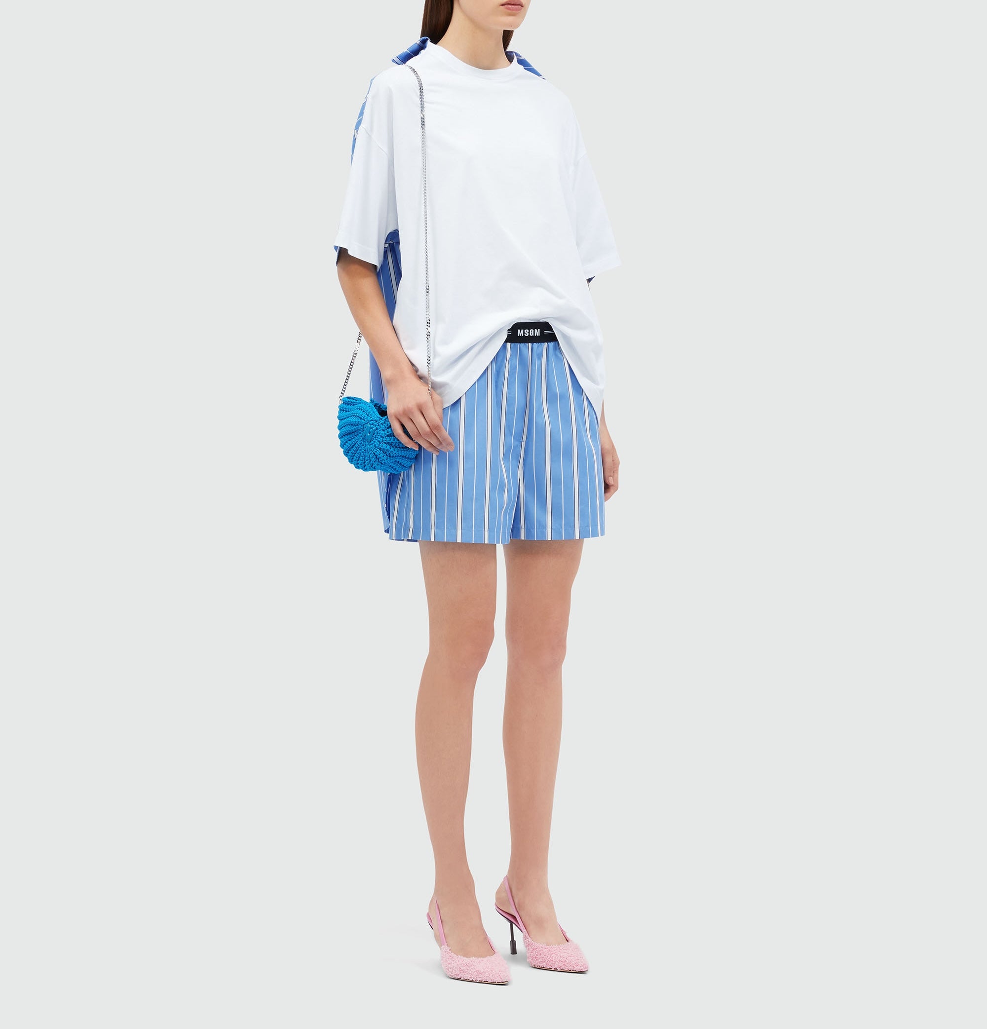 CAMISA COLORBLANCO / AZUL