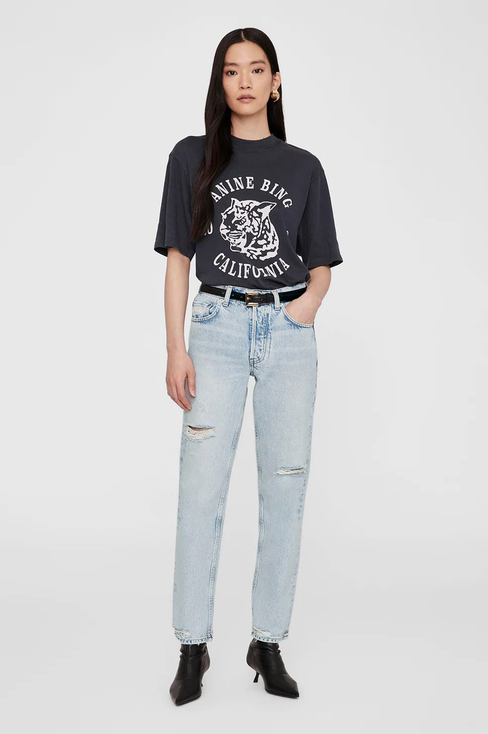 CAMISETA COLORWASHED  CHARCOAL