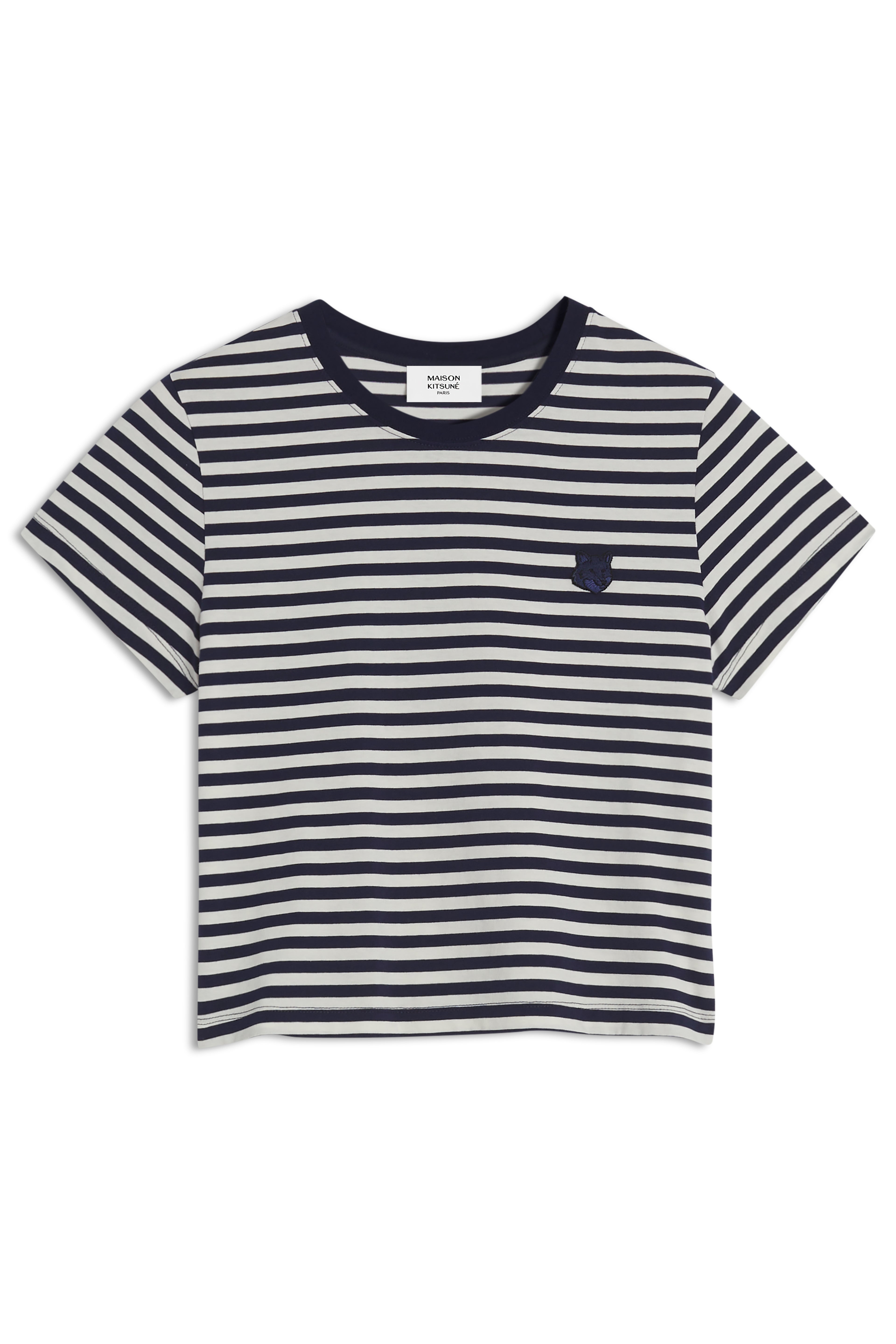 CAMISETA COLORAZUL MARINO RAYAS BLANCAS