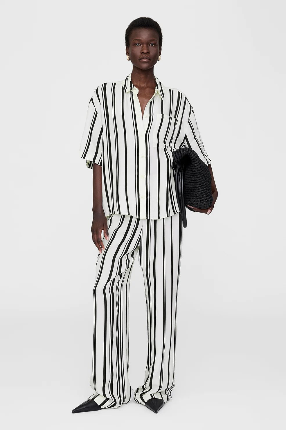 CAMISA COLORMARFIL RAYAS NEGRAS