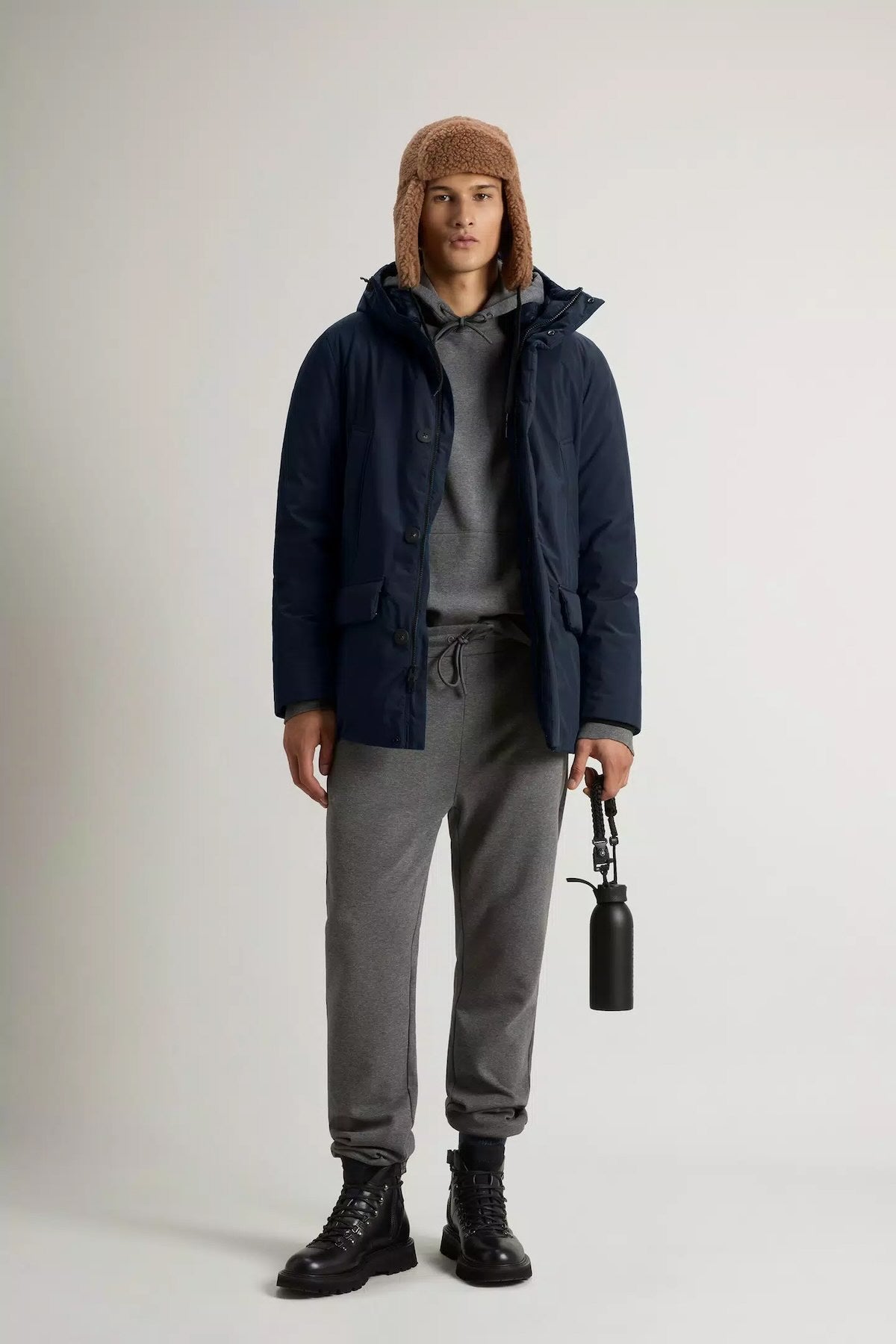 PARKA COLORAZUL MARINO