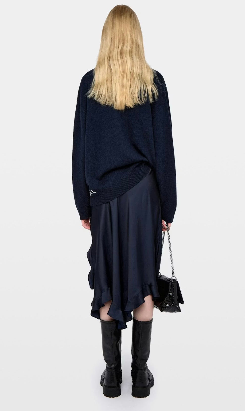 FALDA ZADIG ET VOLTAIRE COLOR MARINO