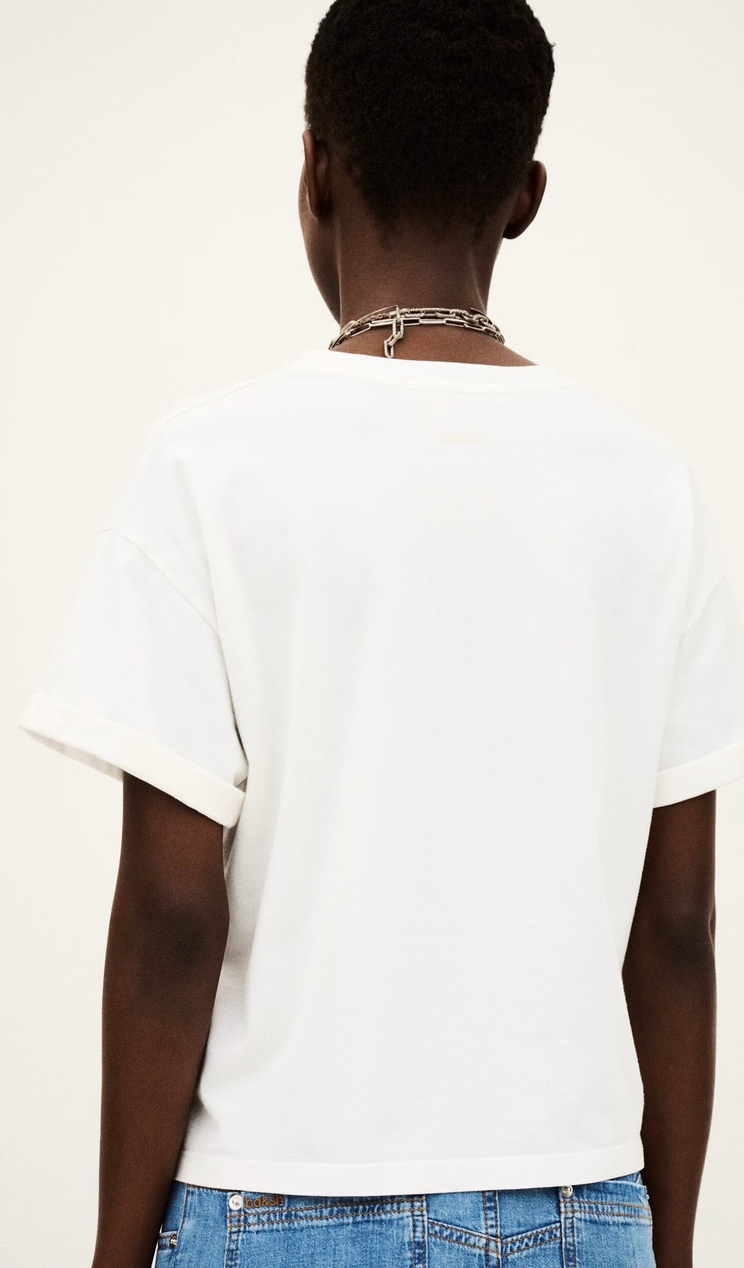 CAMISETA BA&SH COLOR BLANCO