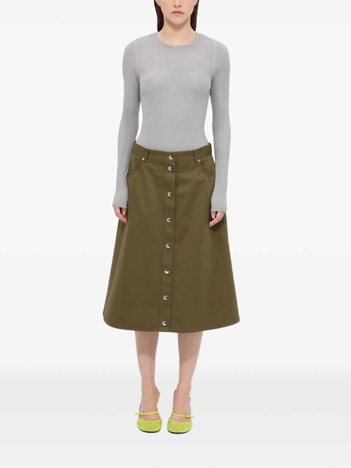 FALDA MSGM COLOR VERDE