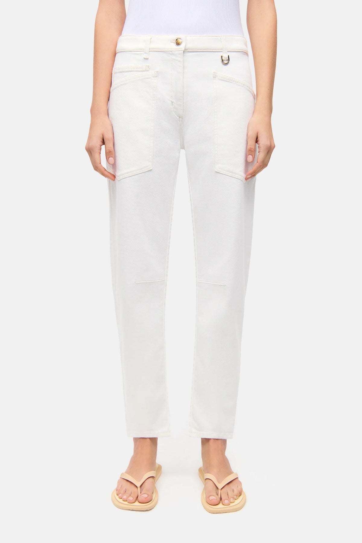 PANTALON CAMBIO COLOR BLANCO