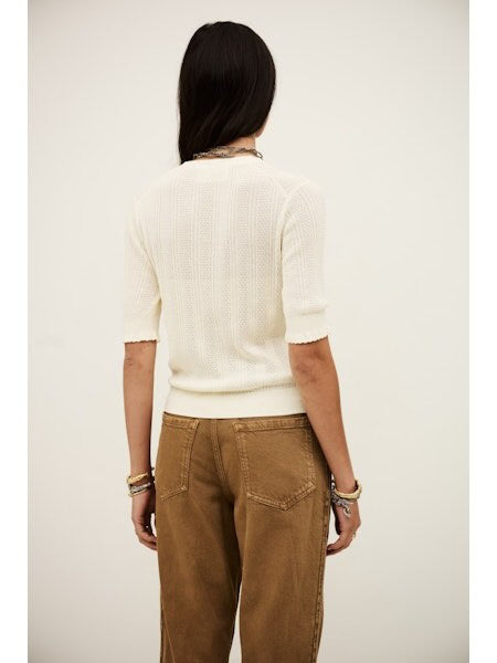 POLO BA&SH COLOR BLANCO