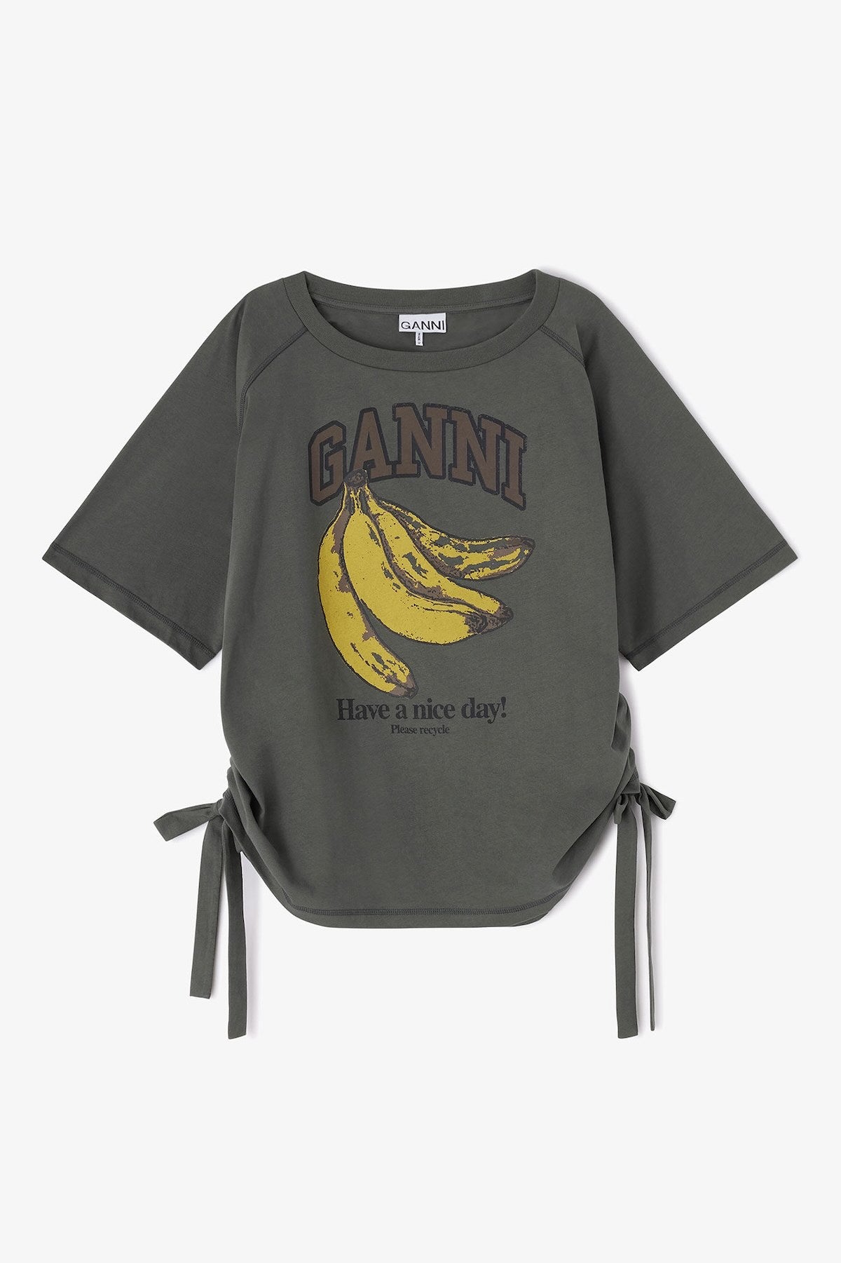 CAMISETA GANNI COLOR GRIS