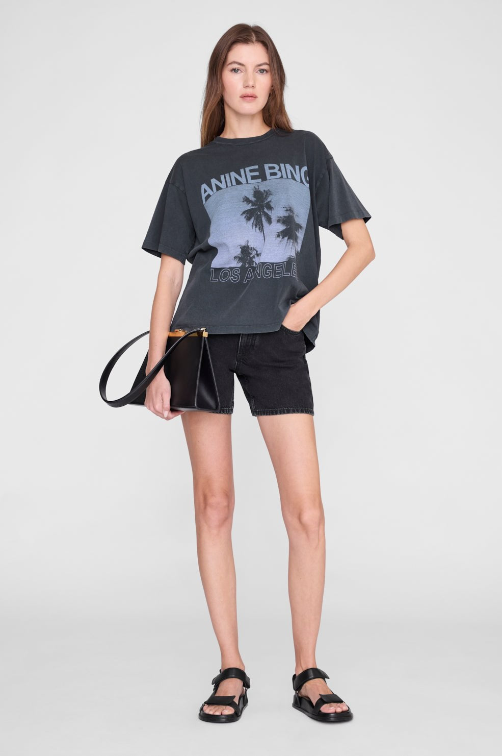 CAMISETA ANINE BING COLOR GRIS