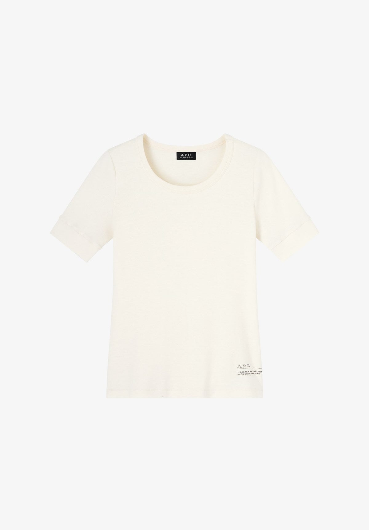 CAMISETA A.P.C. COLOR BLANCO