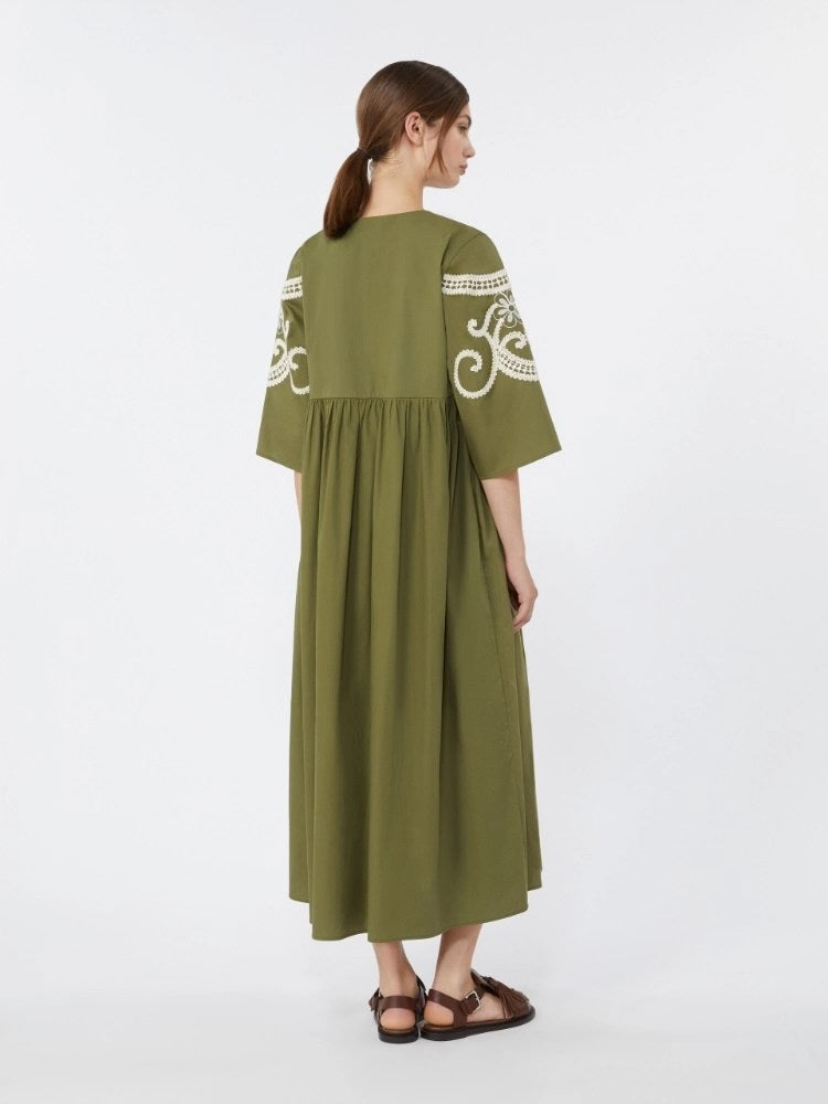 VESTIDO WEEKEND MAX MARA COLOR VERDE